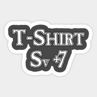 T-Shirt Armour Sticker